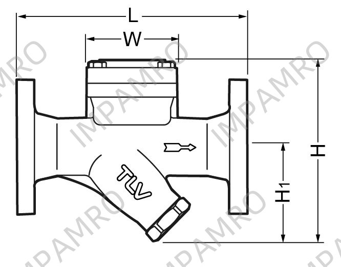STEAM TRAP CAST-IRON, THERMODYNAMIC FLANGED 40A