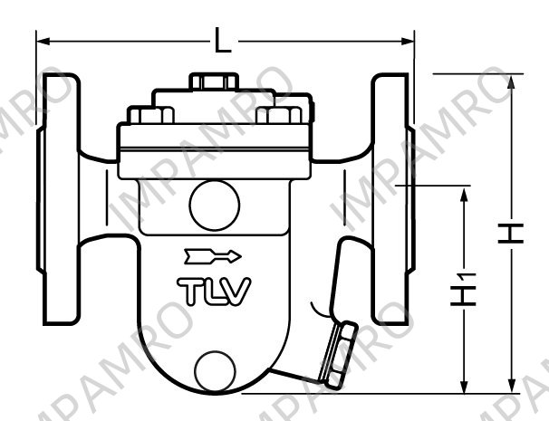 STEAM TRAP DCUTILE CAST IRON, MECHANICAL FLANGED 25A