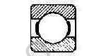 BALL BEARING SINGLE ROW, DEEP GROOVE NO.6200