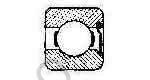 BALL BEARING SINGLE ROW, DEEP GROOVE NO.6205Z