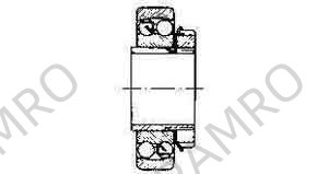 771038 BALL BEARING DOUBLE ROW, DEEP GROOVE NO.1211K