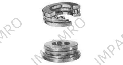 BALL BEARING SINGLE THRUST, WITH FLAT SEAT NO.51107