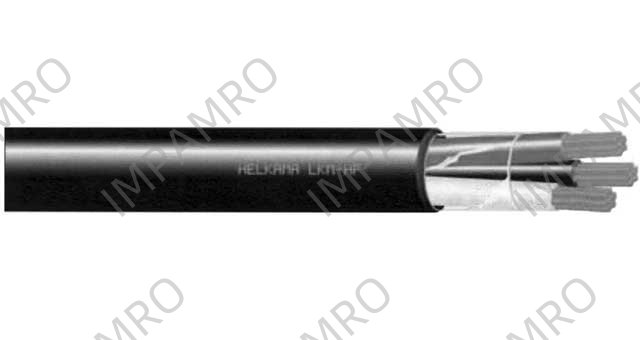 CABLE HALOGEN-FREE UNARMOURED, LKM-HF 0.6/1KV 1.5MM2X4C 16AMP