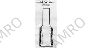 TERMINAL LUG INSULATED, FLAT PIN 2MM2 W:4MM BLUE