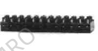 TERMINAL STRIP SEPARATABLE, MOLDED 12-POLE 380V 35A