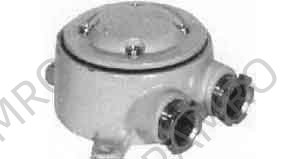 JOINT BOX W.T. CAST IRON TYPE1, 20AMP 3-P 2-GLANDS