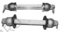 INSULATOR ANTENNA TYPE A, GLASS WITH BRASS 350X30MM