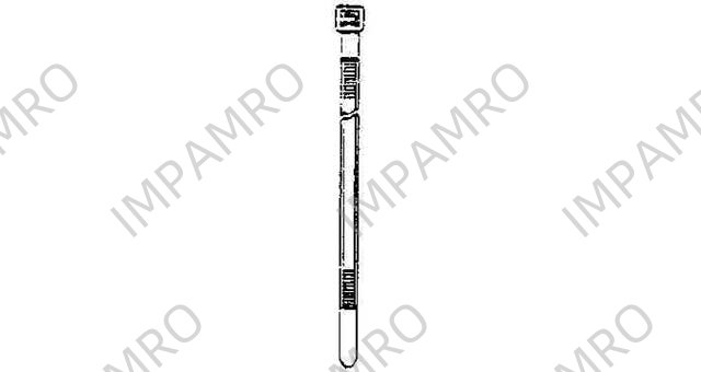 CABLE TIE SELF-LOCKING NYLON, UV-RESISTANT 350MM 100'