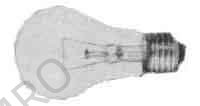 LAMP VS CLEAR E-26, 110-120V 40W