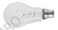 LAMP VS CLEAR B-22, 110-120V 200W