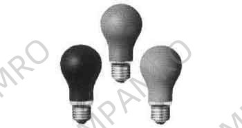 LAMP COLORED E-26, 110-120V 60W GREEN