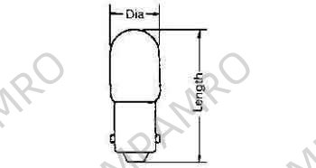 LAMP PILOT TUBULAR CLEAR BA-9S, 60V 20MA 9X23MM