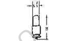 790712 LAMP PILOT MINIATURE S5.5S18, 14V 0.08A 5.5X16MM