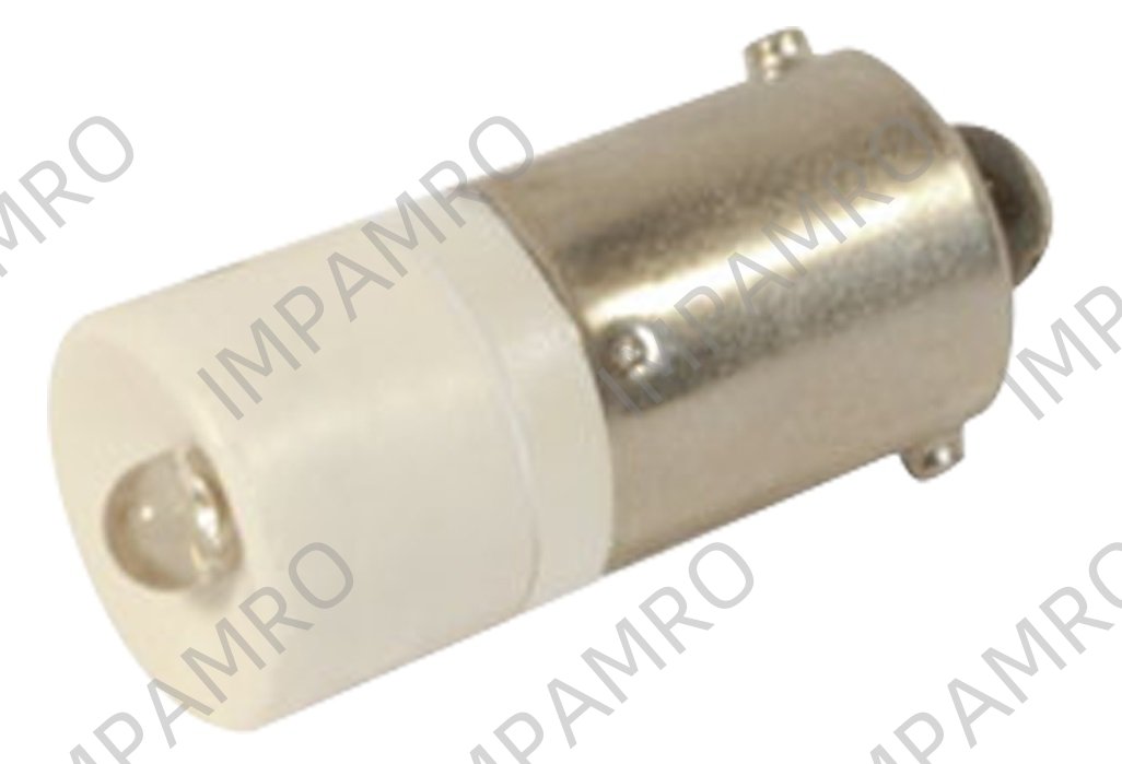 LAMP INDICATOR SINGLE LED BA9S, 10X24MM 6VOLT RED