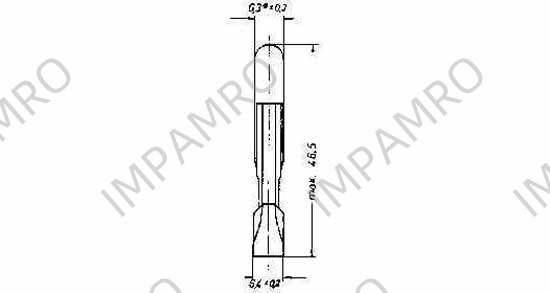 LAMP TELEPHONE INDICATOR T6.8, (45) 24V 90MA 6.8X44MM