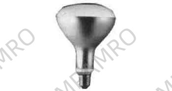 LAMP INFRARED RAY IR-RH, E-26 220-230V 375W
