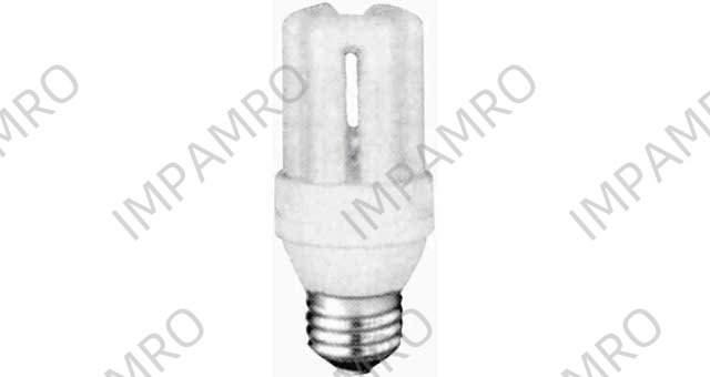 FL LIGHTBULB COMPACT GLOBELESS, E-26 220V 60W INCANDESCENT
