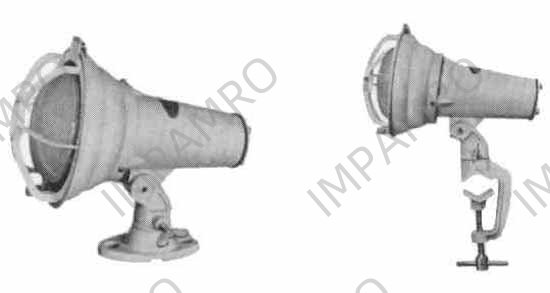 LIGHTING FIXTURE FOR REFLECTOR, LAMP E-39 SCREW CLAMP