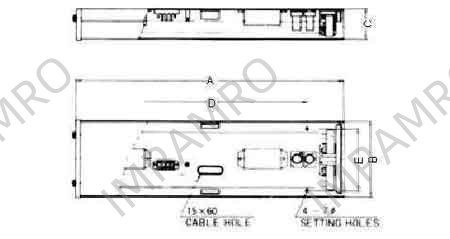 FL CEILINGLIGHT NON-WATERTIGHT, SURFACE 100/115V KQB402 40WX2