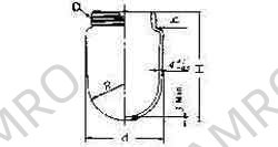 GLASS GLOBE SCREW TYPE S135A