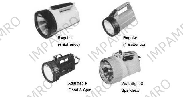 FLASHLIGHT STRONG, WATERTIGHT&SPARKLESS UM-1X6'