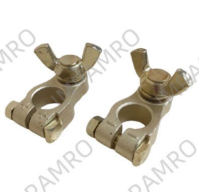 BATTERY TERMINAL + W/WING NUT, & BOLT FOR BATTERY TYPE C-H