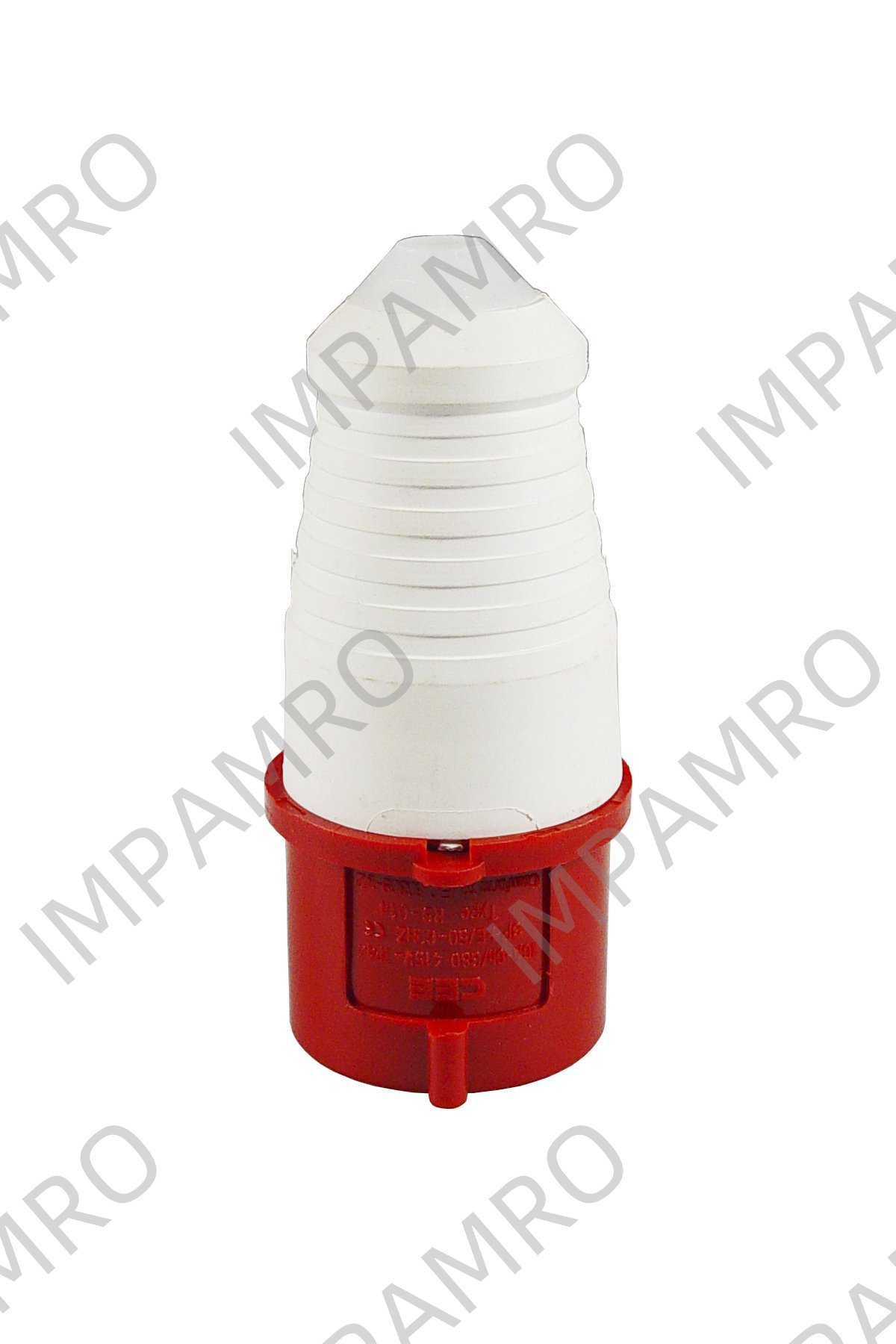 PLUG CEE MALE AC380V RED 4P, 16AMP 6H IP67