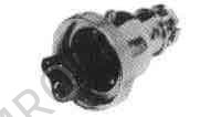 PLUG WATERTIGHT 4PIN STRAIGHT, TYPE-2MA SYNTHETIC RESIN