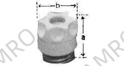 FUSE CAP FOR "D" FUSE, R1-1/4 UP TO 100A