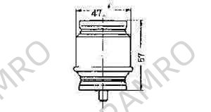 FUSE DIN DIAZED QUICK ACTING, R2 AC500V 200A