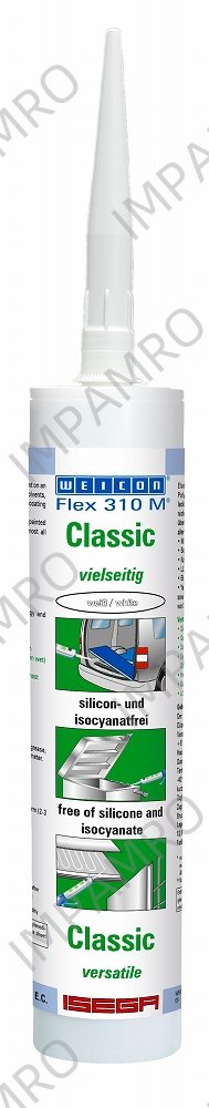 ADHESIVE ONE-COMPONET WEICON, FLEX 310 M CLASSIC WHITE 310ML