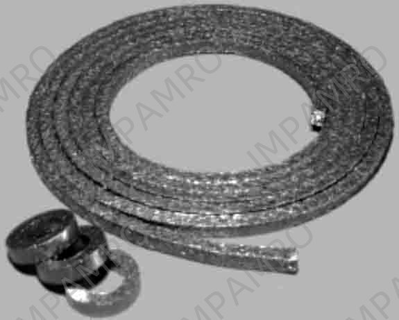 PACKING BRAID EXPAND GRAPHITE, VALQUA VFX-15 8MMX3MTR