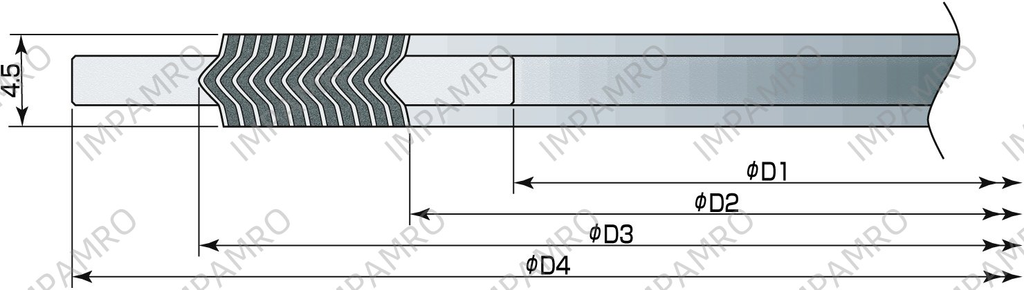 GASKET SPIRAL WOUND TYPE "IOR", DIN PN10 100A W/MORE DETAILS