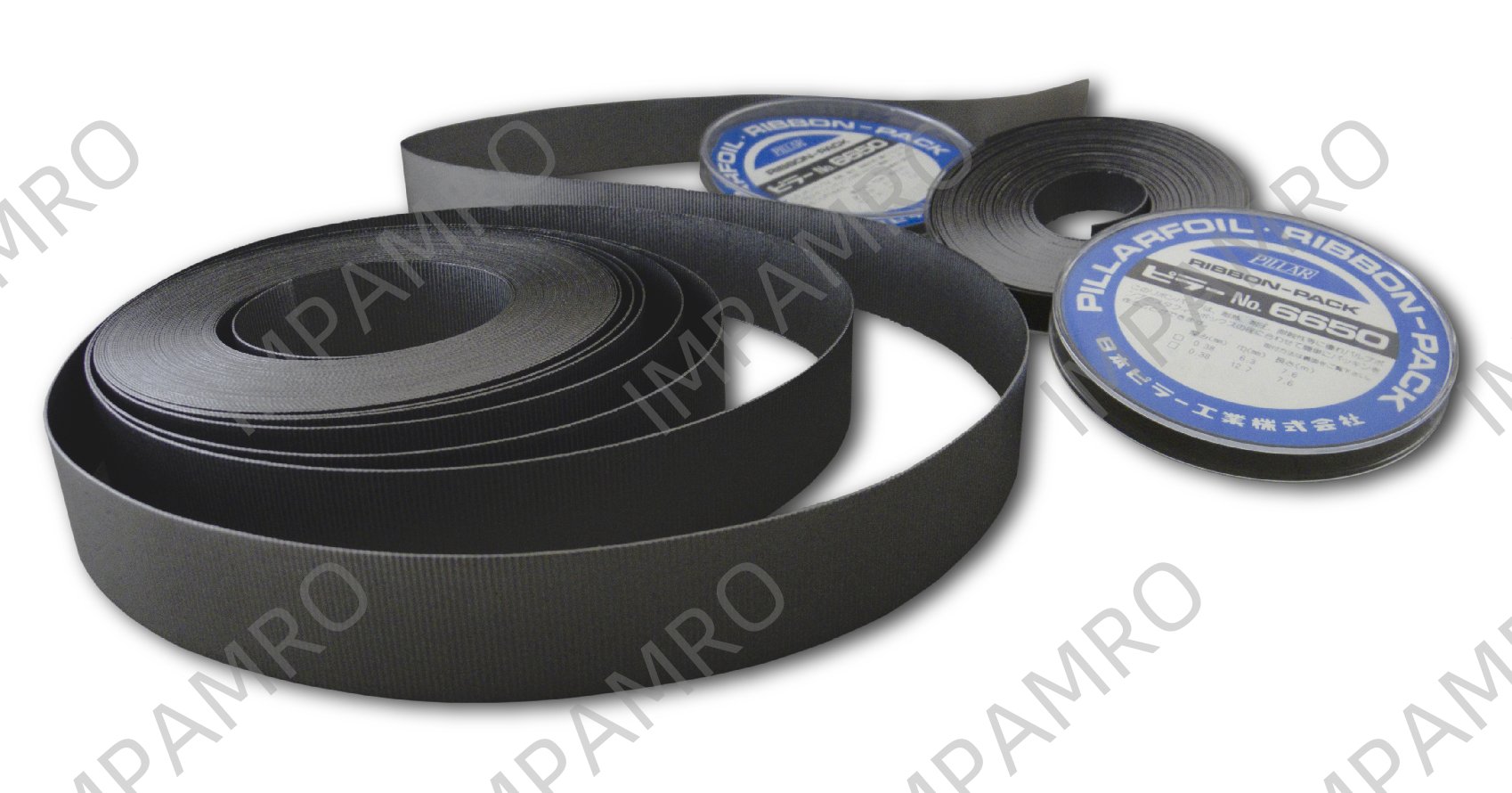 PACKING RIBBON ALL GRAPHITE, NO.6650 0.38X12.7MMX7.6MTR