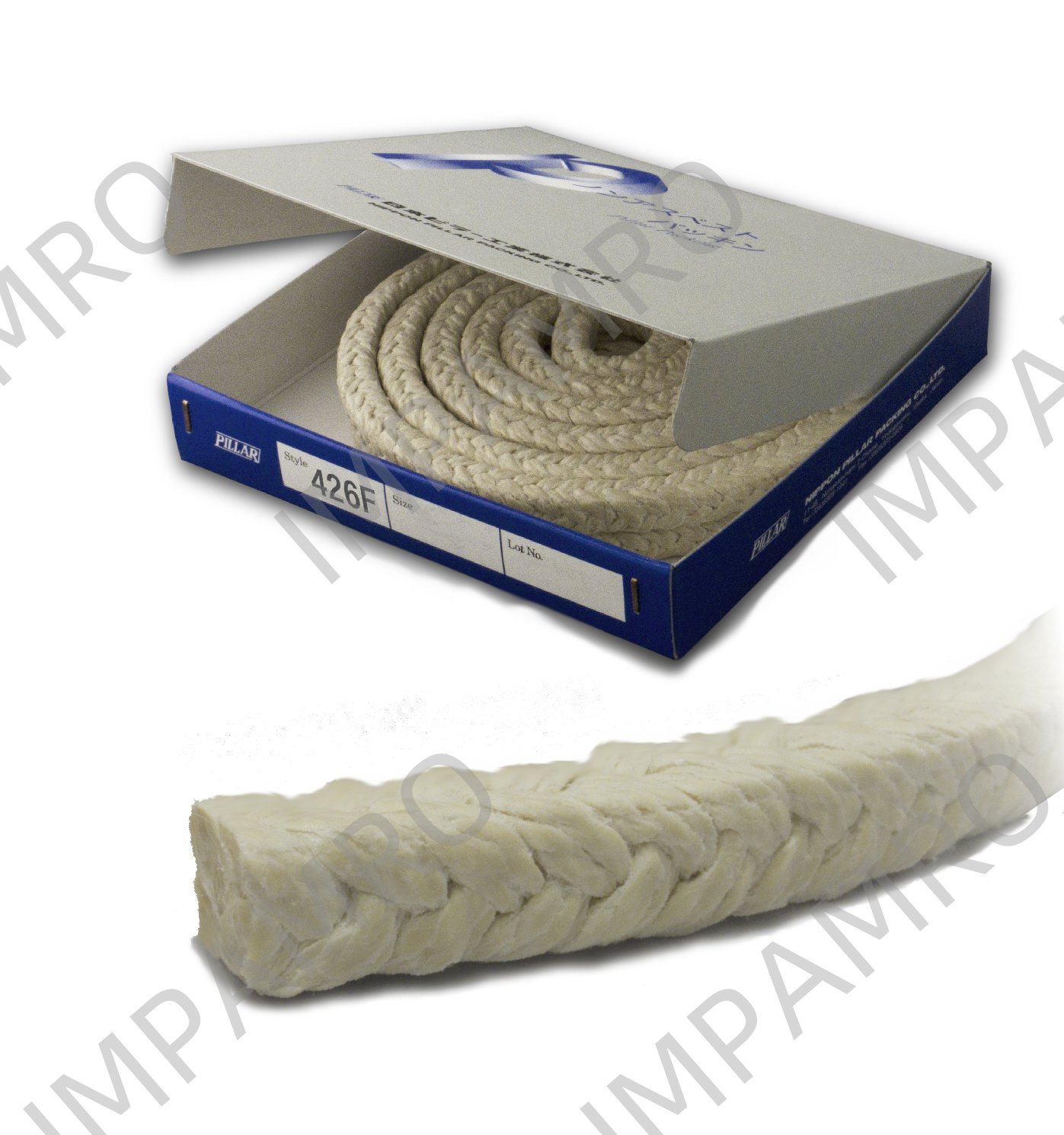 PACKING PTFE RAMIE, PILLAR NO.426F 6.5MMX20MTR