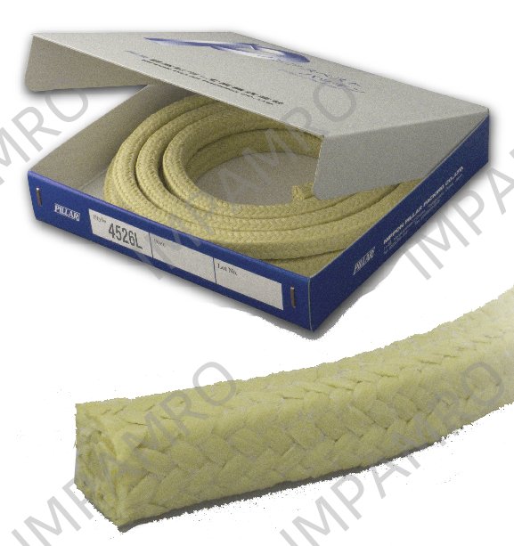 PACKING ARAMID FIBRE NO.4526L, ASBESTOS FREE 19MMX3MTR