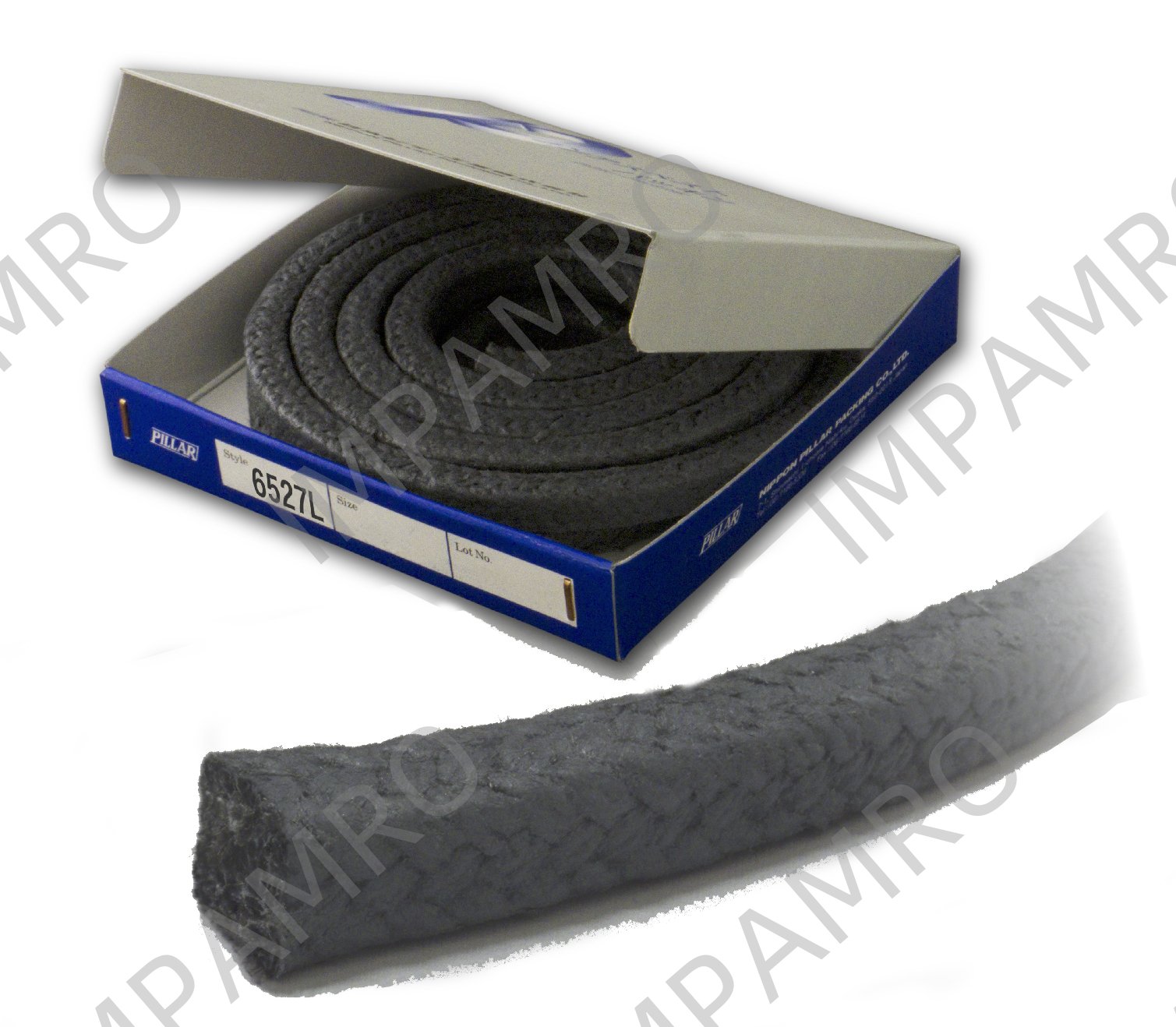 PACKING CARBON FIBER PILLAR, NO.6527L 10MMX3MTR