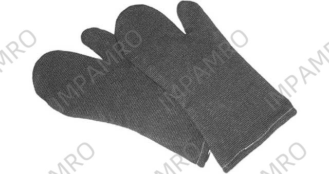 811586 GLOVES CARBON CLOTH, TWO DIVIDED