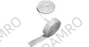 811654 RIBBON CERAMIC GLASS REINFORCE, 3MMX25MMX30MTR