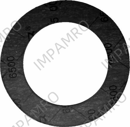 811867 GASKET FLANGE RUBBER V6500 N/A, RAISEDFACE 10KG/CM2 1.5MM 65A