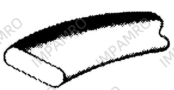 812571 TAPE SEAL PTFE VALQUA 7GS66A, CORDSEAL OVAL 3X1.5MMX30MTR