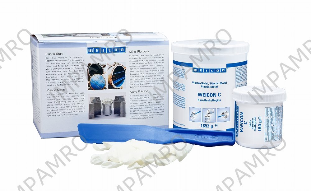812904 ALUMINIUM FILLED LIQUID, WEICON C 2.0KG