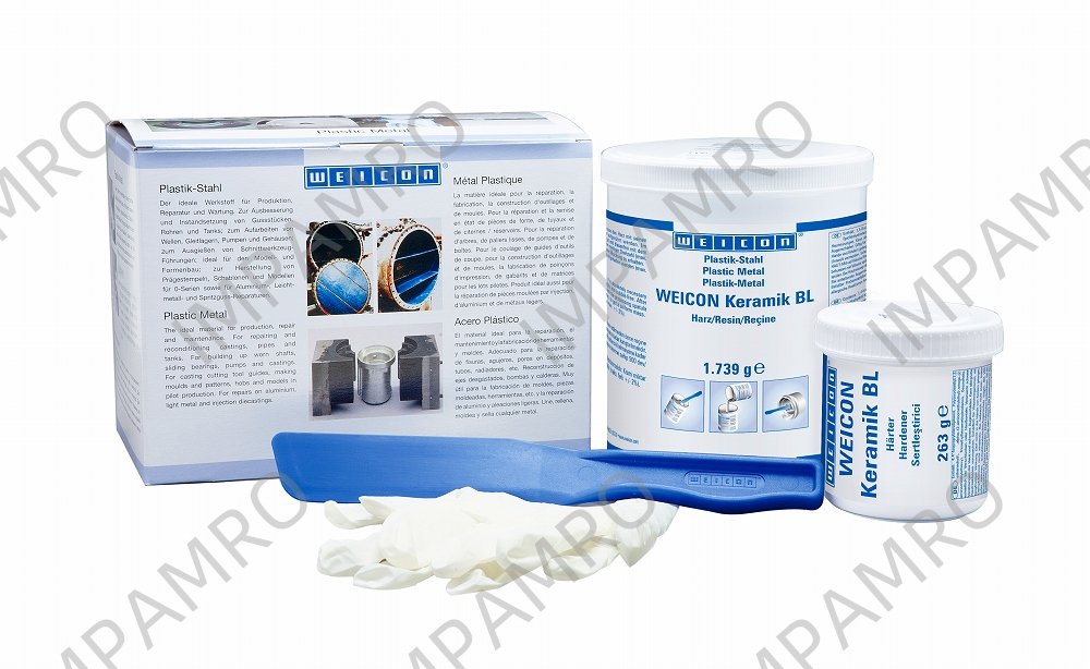812938 MINERAL FILLED BRUSHABLE, LIQUID WEICON CERAMIC BL 2.0KG
