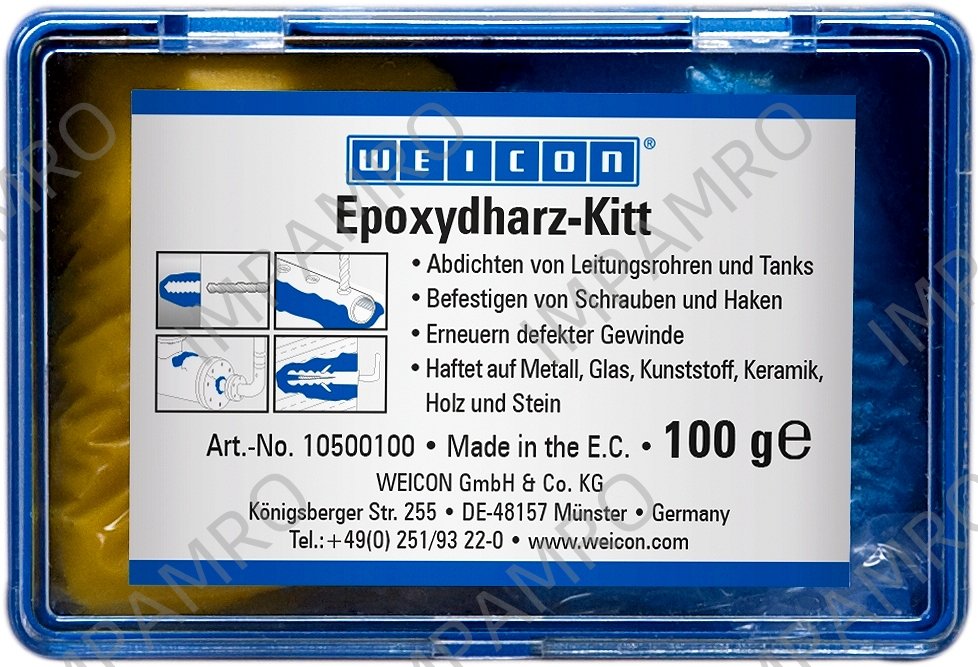 812952 MINERAL FILLED PUTTY KNEADABLE, EPOXY RESIN PUTTY 0.1KG