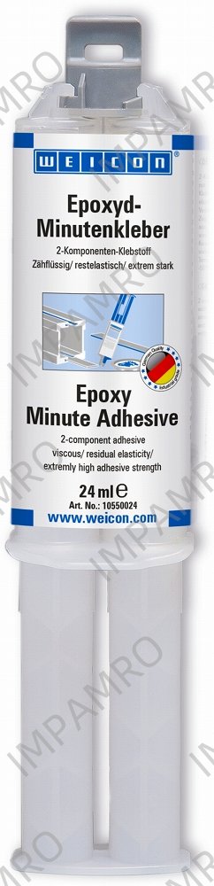 812980 ADHESIVE EPOXY WEICON, "EPOXY MINUTE ADHESIVE" 24ML