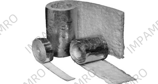 TAPE PIPE INSULATION HIGH TEMP, W:50MM X L:7.7MTR