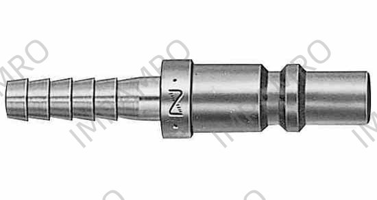 QUICK COUPLER PLUG FOR FUELGAS, 5MM ID HOSE S335PH