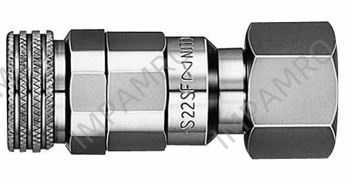 QUICK COUPLER SOCKET F/FUELGAS, FEMALE THREADEND M16X1.5 S33SF