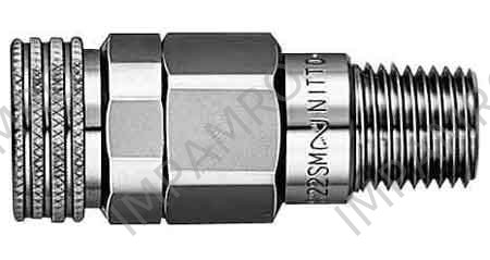 QUICK COUPLER SOCKET F/FUELGAS, MALE THREADEND RC(PT)3/8 S33SM