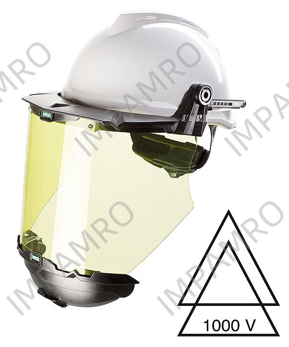VISOR ARCFLASH PROTECT V-GARD, COMPAT. W/HELMET MOUNT EARMUFF